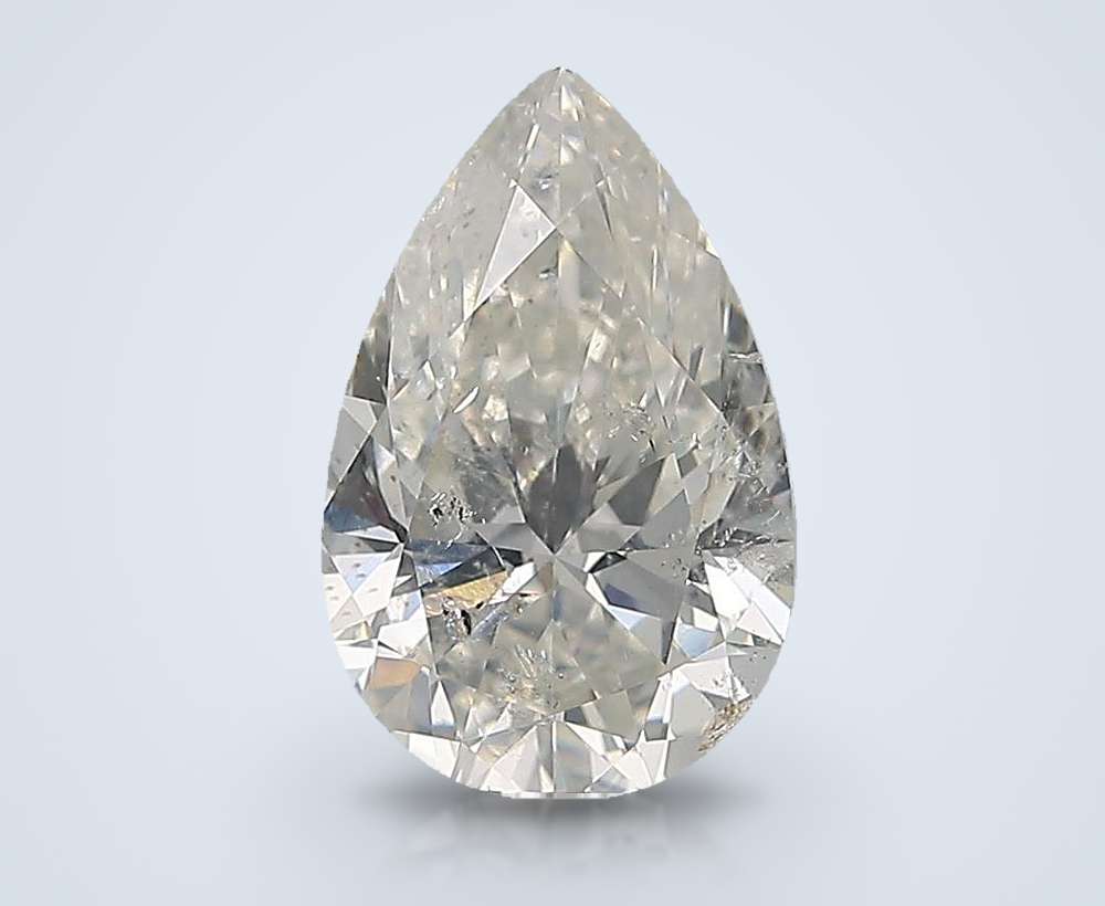 2.01ct H SI2 Rare Carat Ideal Cut Pear Diamond
