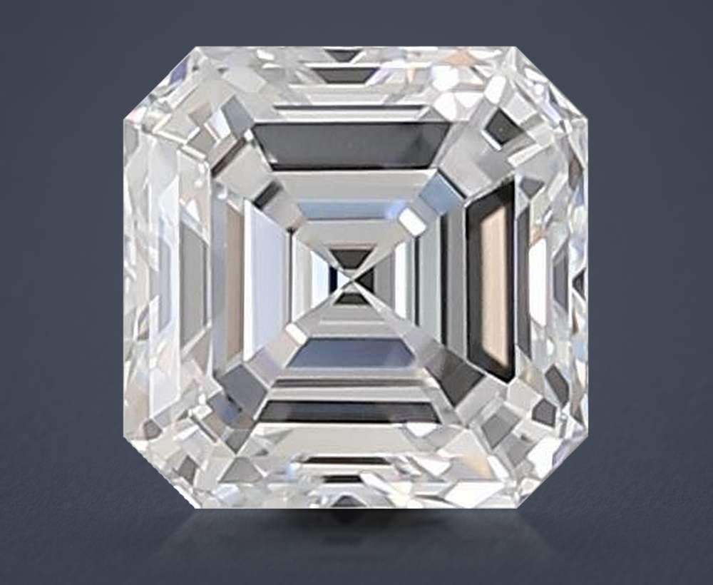 1.04ct E VS1 Rare Carat Ideal Cut Asscher Lab Grown Diamond