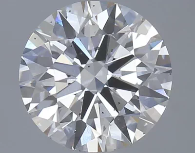 3.02ct F SI1 Rare Carat Ideal Cut Round Lab Grown Diamond
