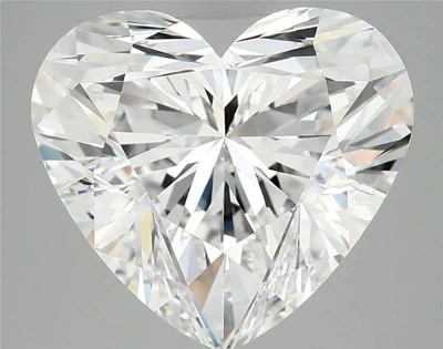 6.04ct E VVS2 Rare Carat Ideal Cut Heart Lab Grown Diamond