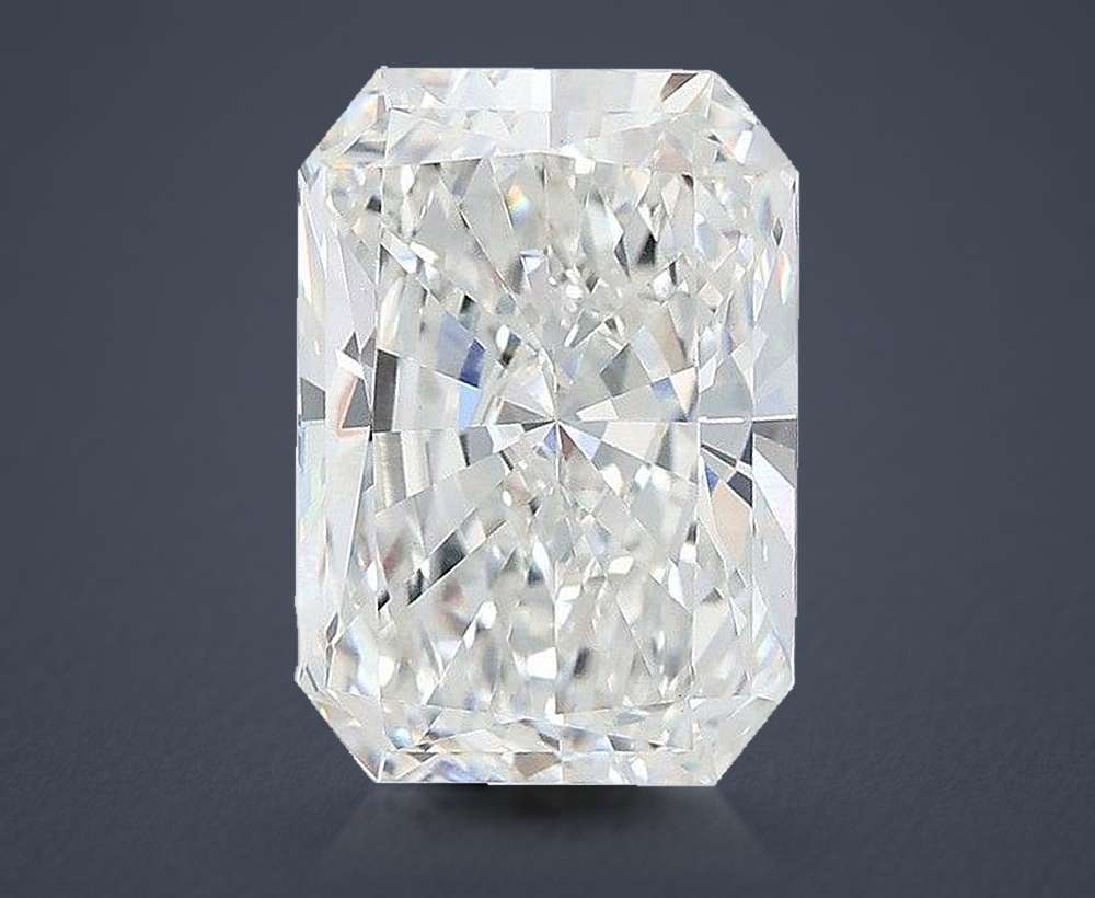 6.02ct F VVS2 Rare Carat Ideal Cut Radiant Lab Grown Diamond