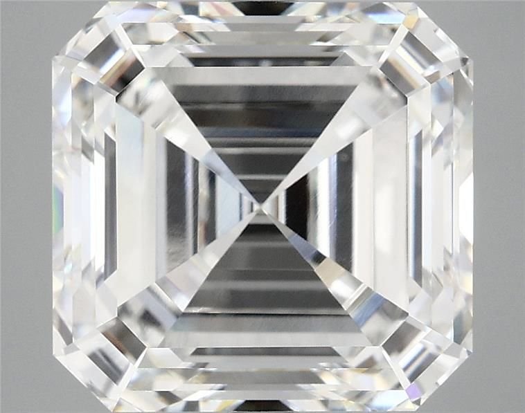 8.01ct F VVS2 Excellent Cut Asscher Lab Grown Diamond