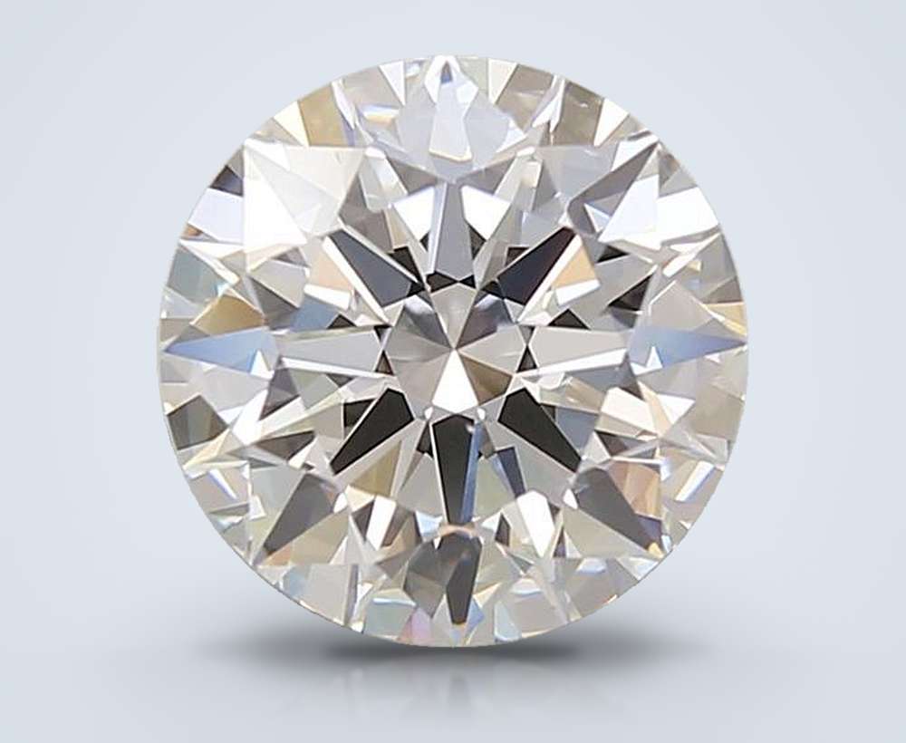 3.01ct E VVS1 Rare Carat Ideal Cut Round Lab Grown Diamond