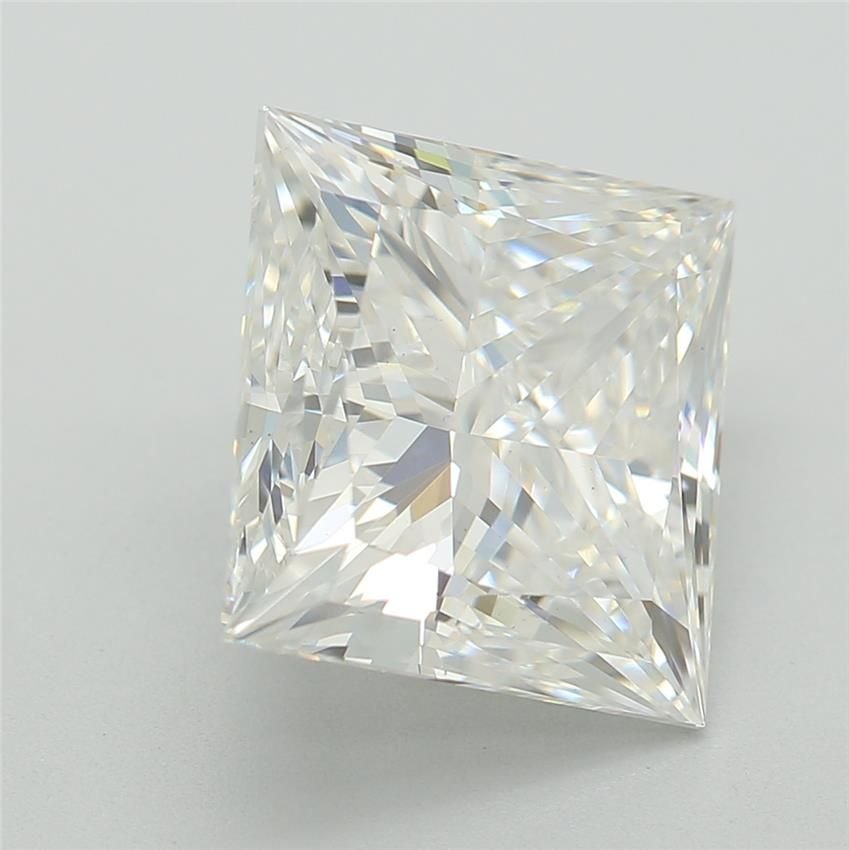 3.04ct E VS1 Rare Carat Ideal Cut Princess Lab Grown Diamond