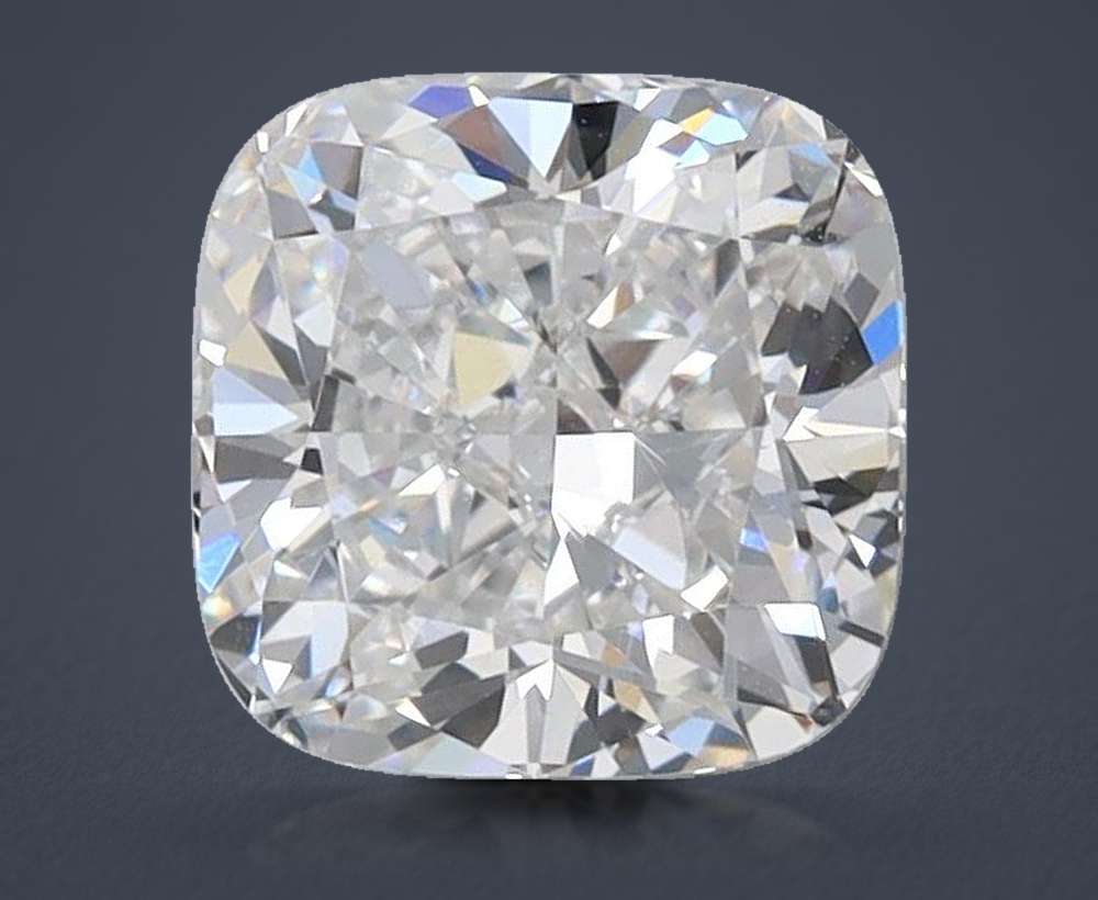 1.53ct E VVS2 Rare Carat Ideal Cut Cushion Lab Grown Diamond
