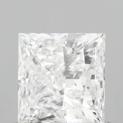 1.07ct E VVS2 Rare Carat Ideal Cut Princess Lab Grown Diamond