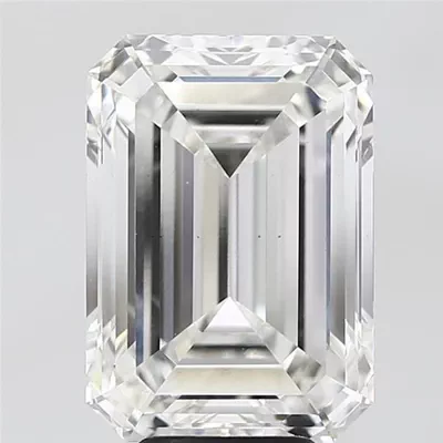 7.03ct H VS2 Rare Carat Ideal Cut Emerald Lab Grown Diamond