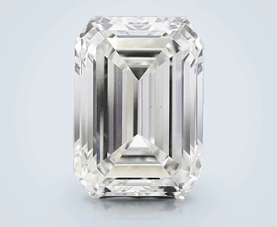 7.03ct H VS2 Rare Carat Ideal Cut Emerald Lab Grown Diamond