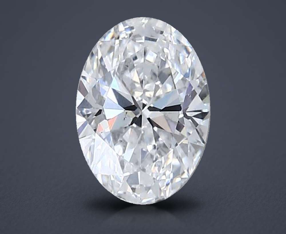 1.01ct D VS1 Rare Carat Ideal Cut Oval Lab Grown Diamond