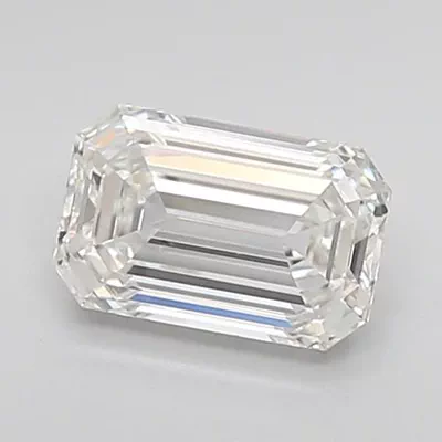 0.87ct E VVS2 Rare Carat Ideal Cut Emerald Lab Grown Diamond
