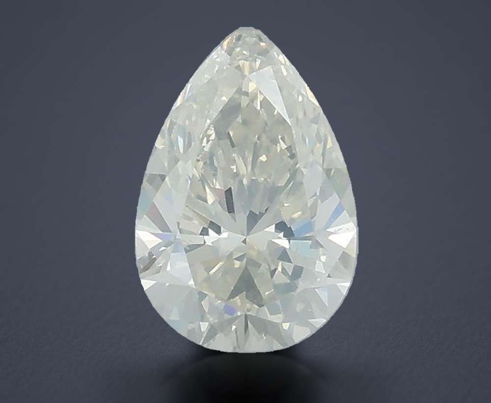 0.93ct K SI2 Rare Carat Ideal Cut Pear Diamond