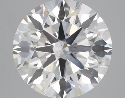 5.12ct G SI1 Rare Carat Ideal Cut Round Lab Grown Diamond