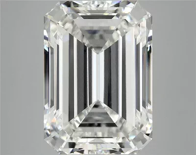 12.77ct F VVS2 Rare Carat Ideal Cut Emerald Lab Grown Diamond