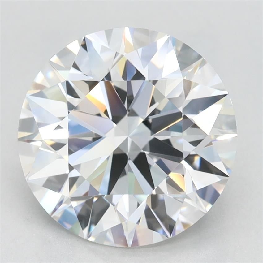 2.93ct D VVS1 Rare Carat Ideal Cut Round Lab Grown Diamond
