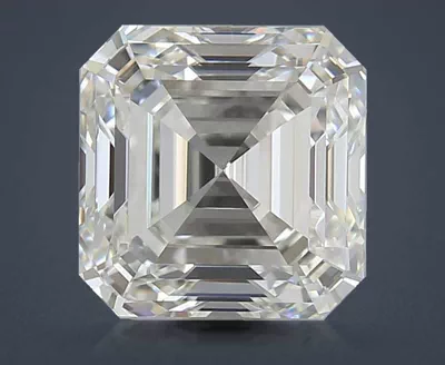 2.18ct J VVS2 Rare Carat Ideal Cut Asscher Diamond