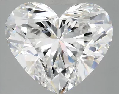 5.02ct E SI1 Rare Carat Ideal Cut Heart Lab Grown Diamond