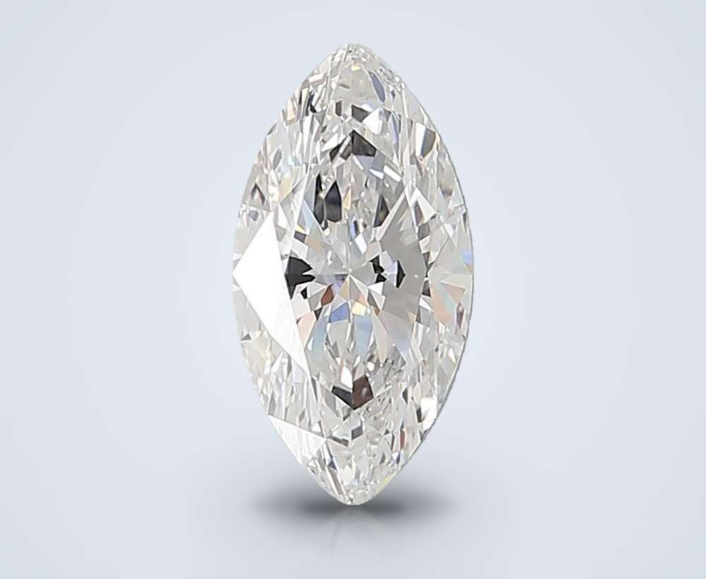 5.04ct E VVS2 Rare Carat Ideal Cut Marquise Lab Grown Diamond
