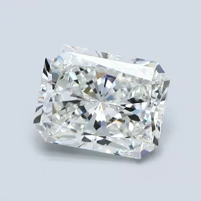 2.41ct G VS2 Rare Carat Ideal Cut Radiant Diamond