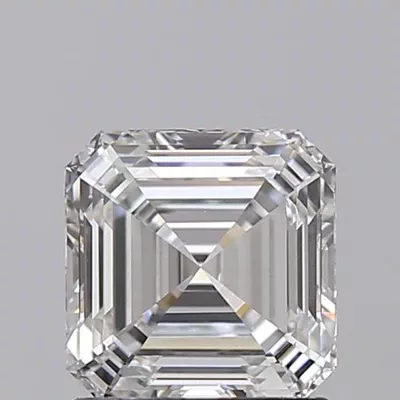 1.44ct F VS2 Rare Carat Ideal Cut Asscher Lab Grown Diamond