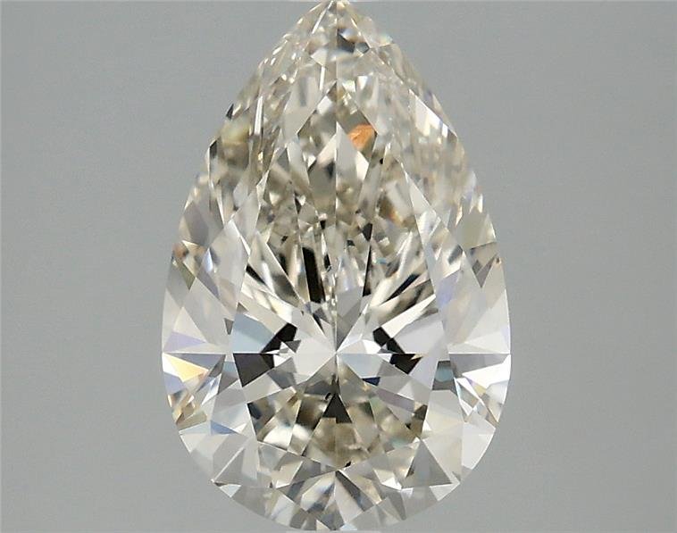 2.09ct H VS1 Rare Carat Ideal Cut Pear Lab Grown Diamond