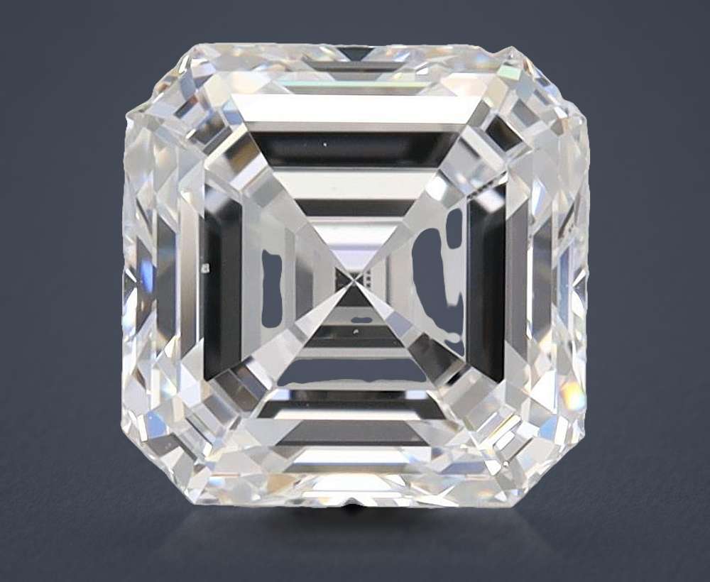 1.52ct D VS1 Rare Carat Ideal Cut Asscher Lab Grown Diamond