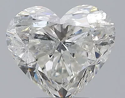 2.70ct H SI2 Rare Carat Ideal Cut Heart Diamond