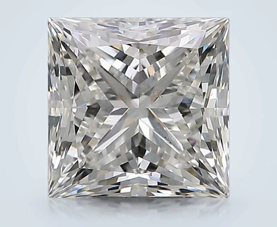 3.81ct G SI1 Rare Carat Ideal Cut Princess Diamond