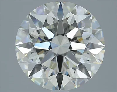 3.02ct K VVS1 Rare Carat Ideal Cut Round Diamond