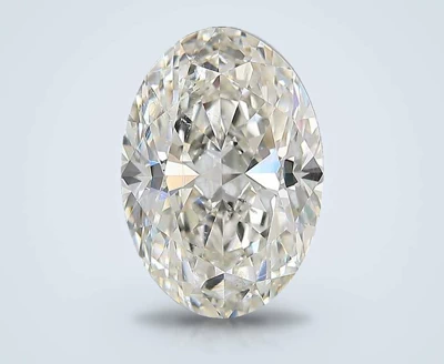 3.52ct J SI2 Rare Carat Ideal Cut Oval Diamond