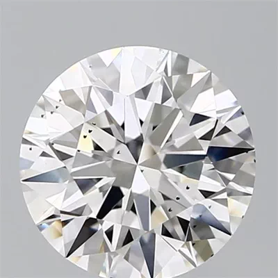 2.71ct F SI1 Rare Carat Ideal Cut Round Lab Grown Diamond