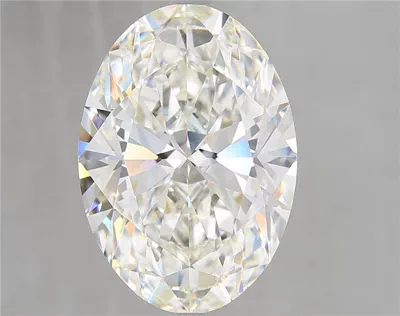 10.07ct H VVS2 Rare Carat Ideal Cut Oval Lab Grown Diamond
