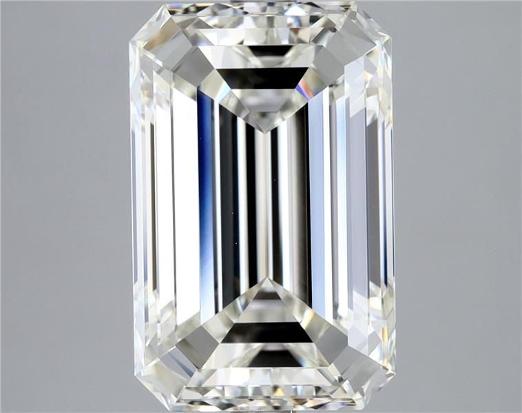 5.04ct I VVS1 Rare Carat Ideal Cut Emerald Diamond