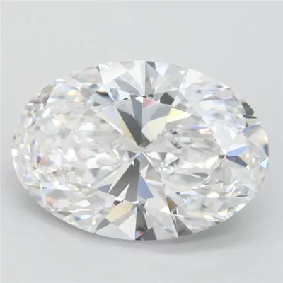 4.34ct D VVS1 Rare Carat Ideal Cut Oval Lab Grown Diamond