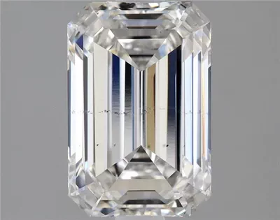 2.07ct G SI1 Rare Carat Ideal Cut Emerald Lab Grown Diamond