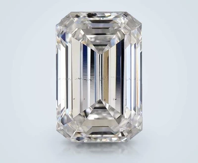 2.07ct G SI1 Rare Carat Ideal Cut Emerald Lab Grown Diamond