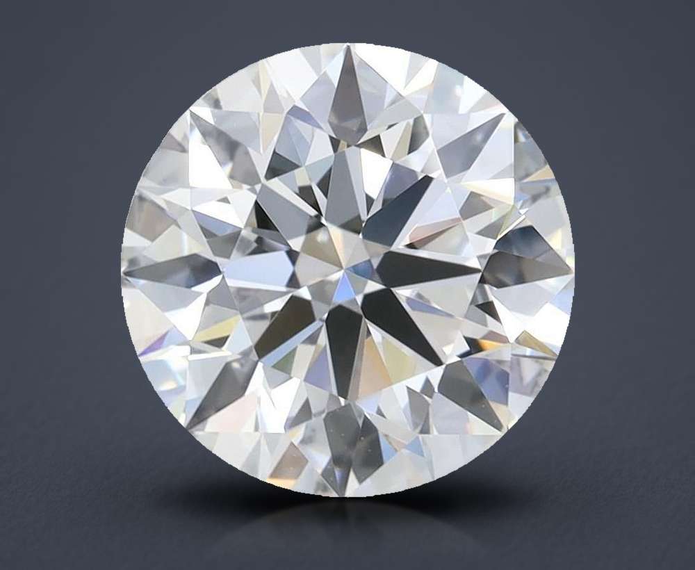 2.69ct D VVS1 Rare Carat Ideal Cut Round Lab Grown Diamond