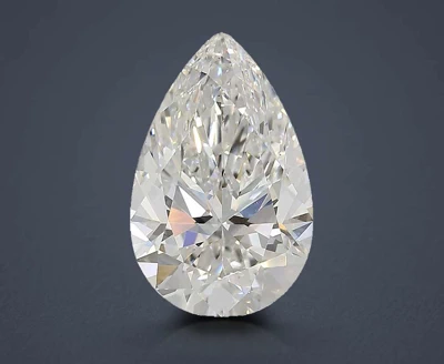 3.51ct F VS1 Rare Carat Ideal Cut Pear Lab Grown Diamond