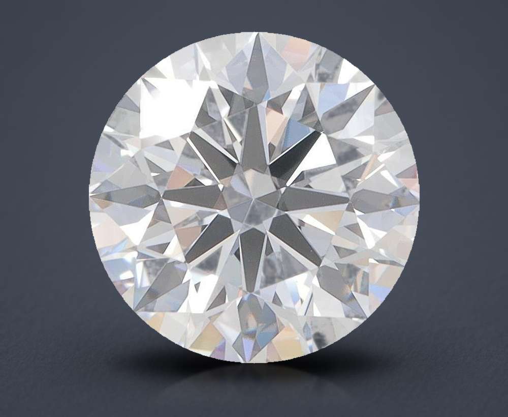 2.85ct D VVS1 Rare Carat Ideal Cut Round Lab Grown Diamond