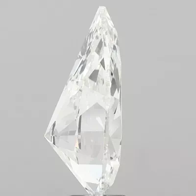 7.54ct F VS1 Rare Carat Ideal Cut Pear Lab Grown Diamond