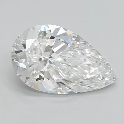 0.99ct D VS2 Rare Carat Ideal Cut Pear Lab Grown Diamond