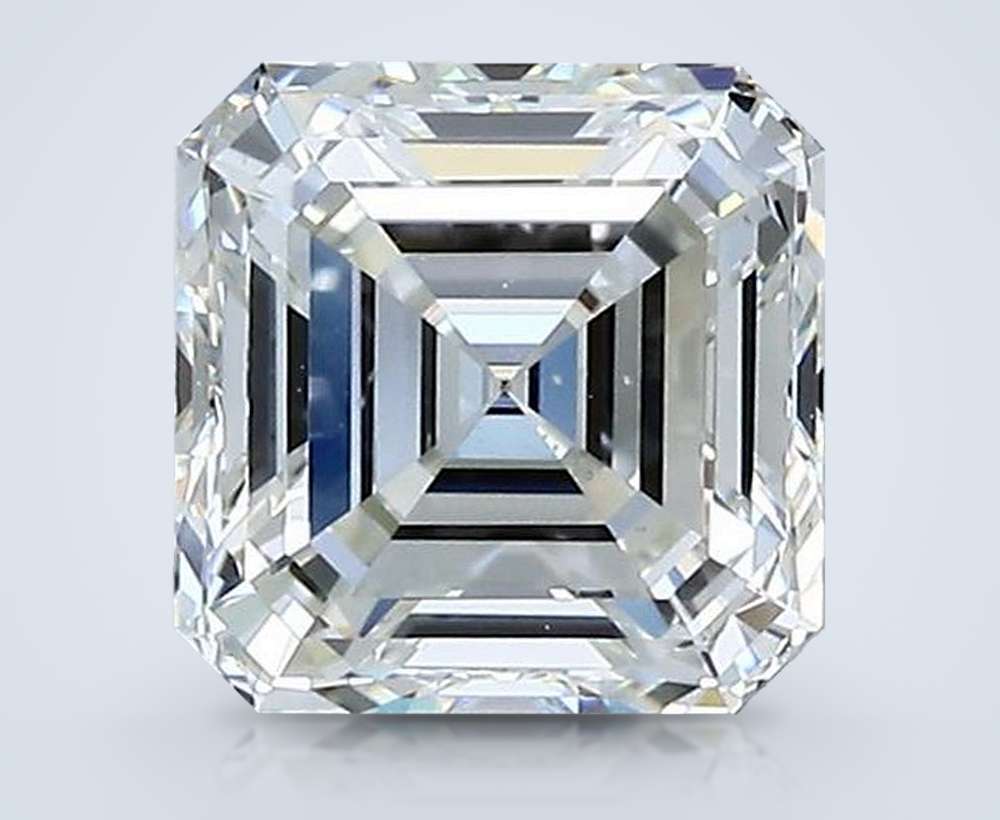 1.50ct H VS2 Rare Carat Ideal Cut Asscher Diamond