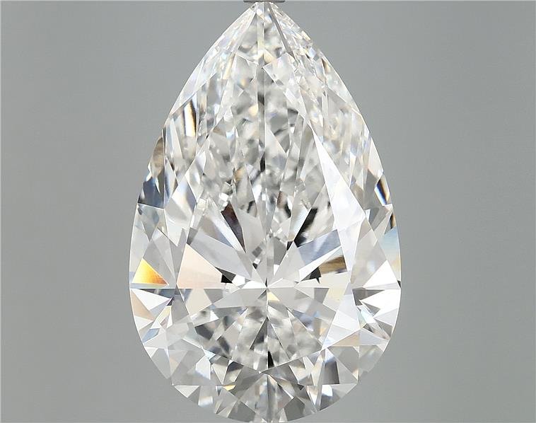 10.63ct F VVS2 Rare Carat Ideal Cut Pear Lab Grown Diamond