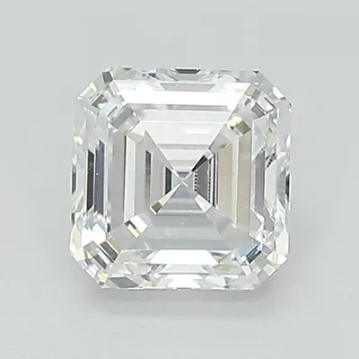 3.20ct G VS2 Rare Carat Ideal Cut Asscher Lab Grown Diamond