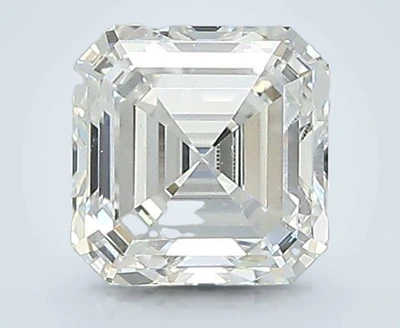 3.20ct G VS2 Rare Carat Ideal Cut Asscher Lab Grown Diamond