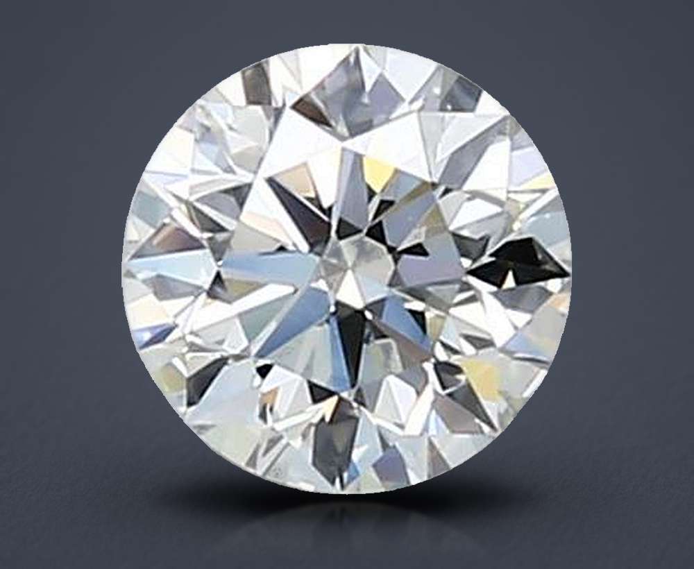 0.52ct J SI1 Rare Carat Ideal Cut Round Diamond