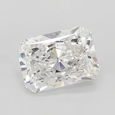 2.60ct E VS1 Rare Carat Ideal Cut Radiant Lab Grown Diamond