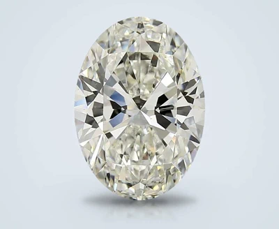 5.01ct J SI1 Rare Carat Ideal Cut Oval Diamond