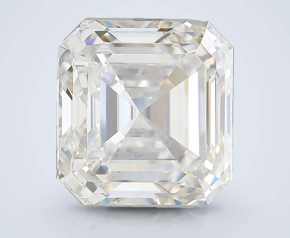 10.84ct F VS1 Rare Carat Ideal Cut Asscher Lab Grown Diamond