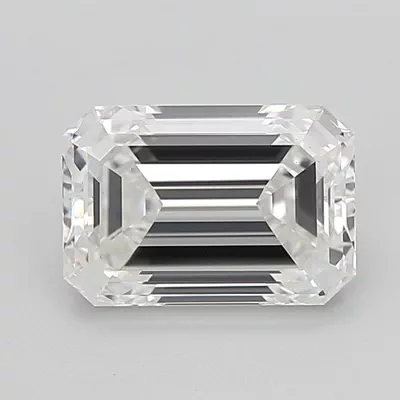 3.05ct F VS1 Very Good Cut Emerald Lab Grown Diamond