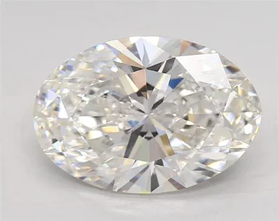 3.13ct F VS1 Rare Carat Ideal Cut Oval Lab Grown Diamond